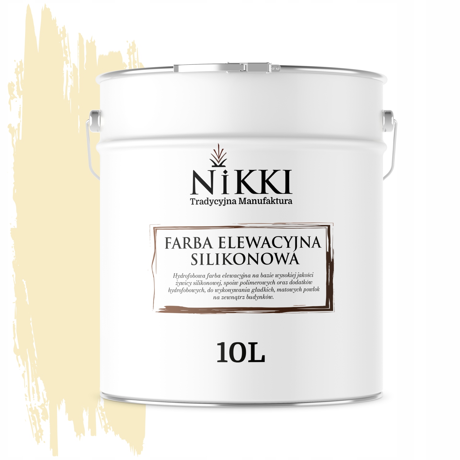 Fasádna farba na omietku 10L Vonkajšia žltá svetlá Rôzne farby