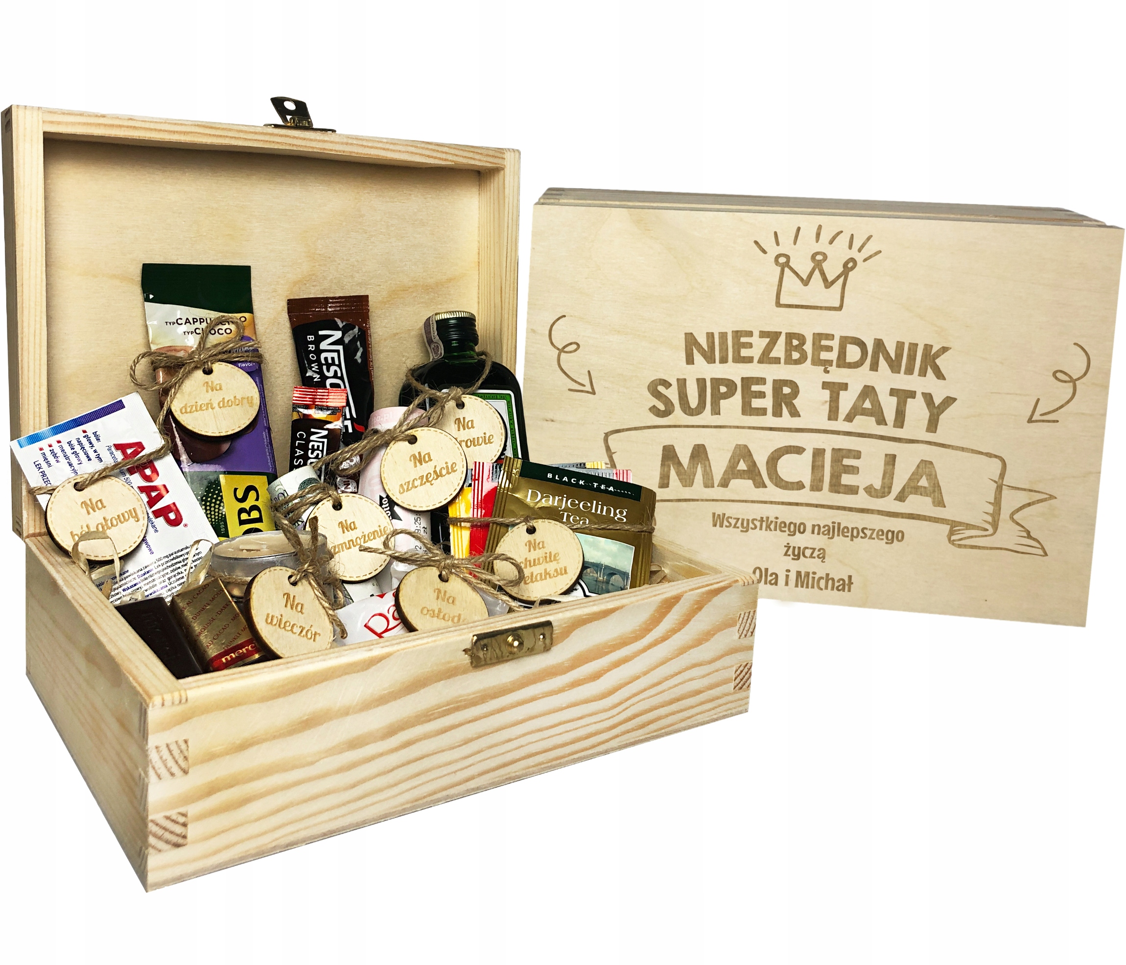 

Dla Taty Na Dzień Ojca Niezbędnik Pudełko