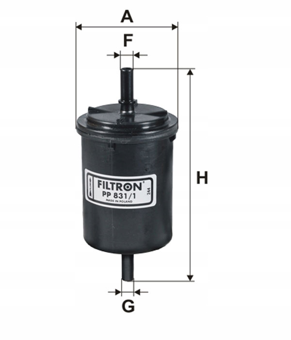 

Filtr paliwa Filtron PP831/1