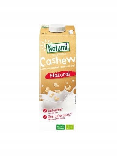 4 x Natumi Nápoj z kešu ořechů neobsahuje cukry 1 l