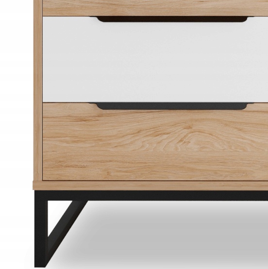 zestaw łóżko szafa komoda meble do pokoju młodzieży sypialni Landro 4 Liczba elementów w zestawie 4