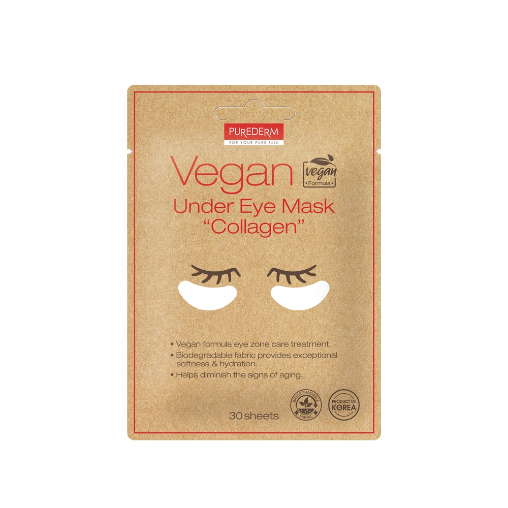 

Purederm Vegan płatki pod oczy z kolagenem 30szt