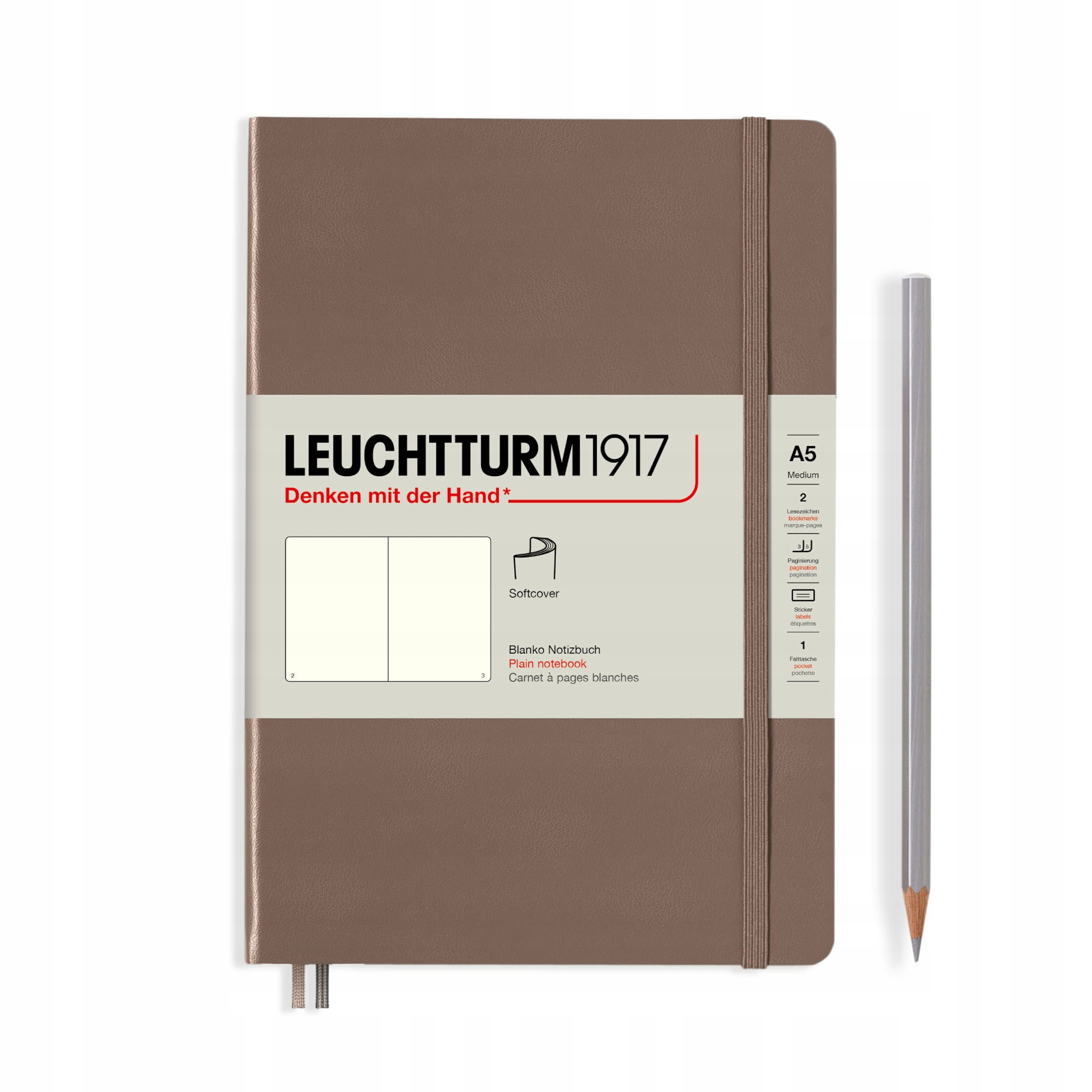 Notatnik Leuchtturm1917 Medium A5, miękka oprawa,