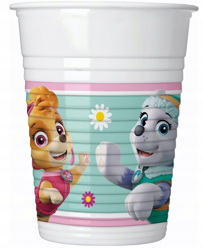 ZESTAW Psi Patrol Kubki Serwetki Talerzyki 8 osób Marka inna marka
