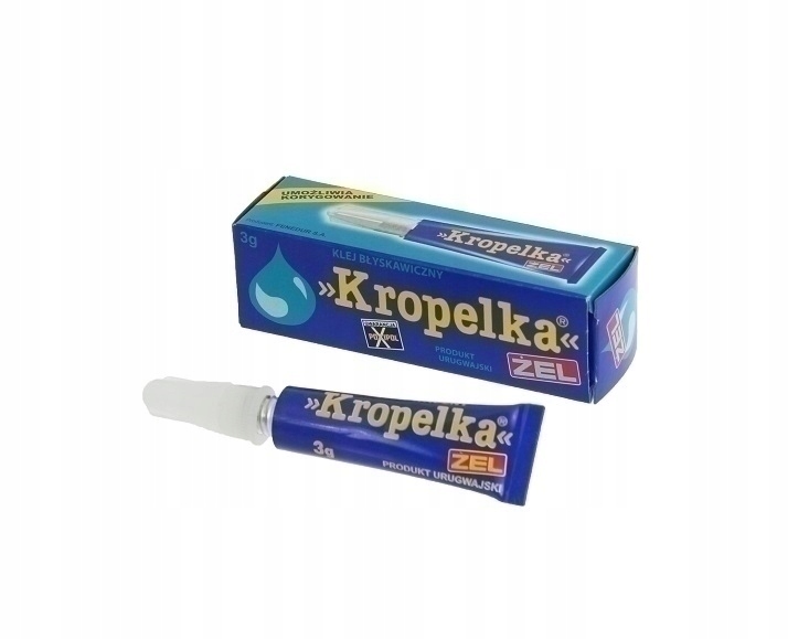 

Klej Kropelka żel 3gl cyjanoakrylowy Glue