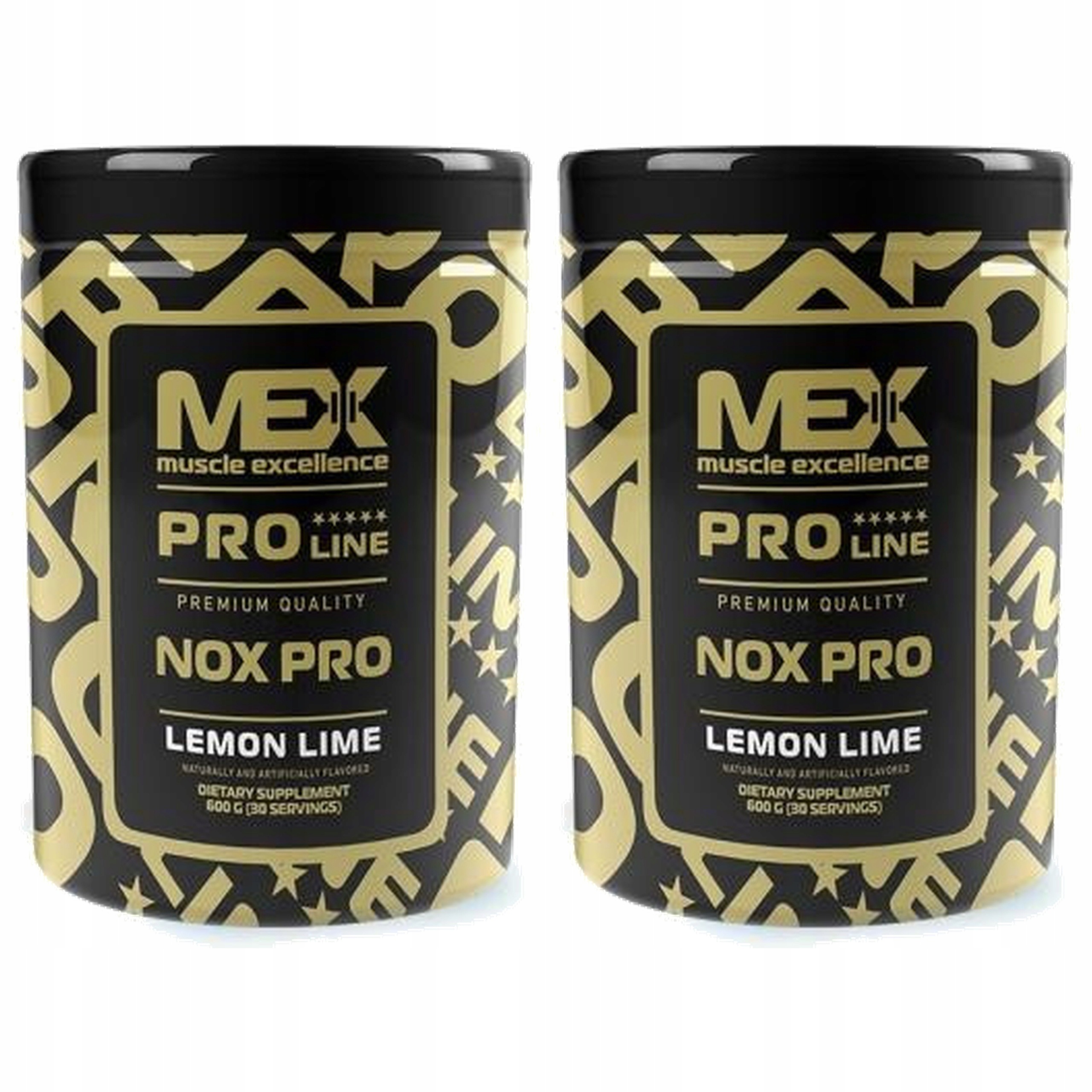 2x Nox Pro 600g Booster oxidu dusnatého Kreatin Citrulin Beta-Alanin Síla