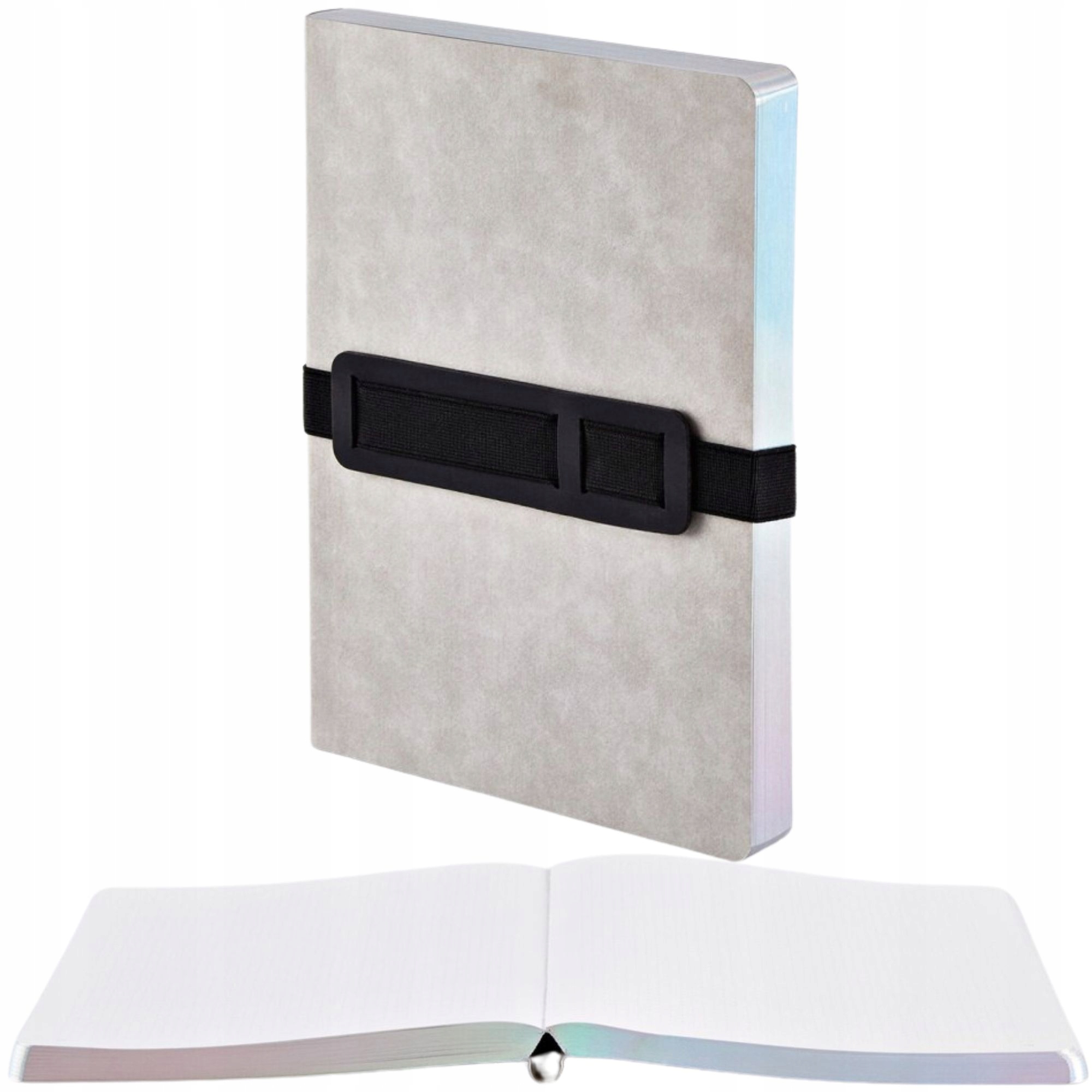 Notes Notatnik Nuuna Graphic L Grey 256 stron 22 x 16,5 cm