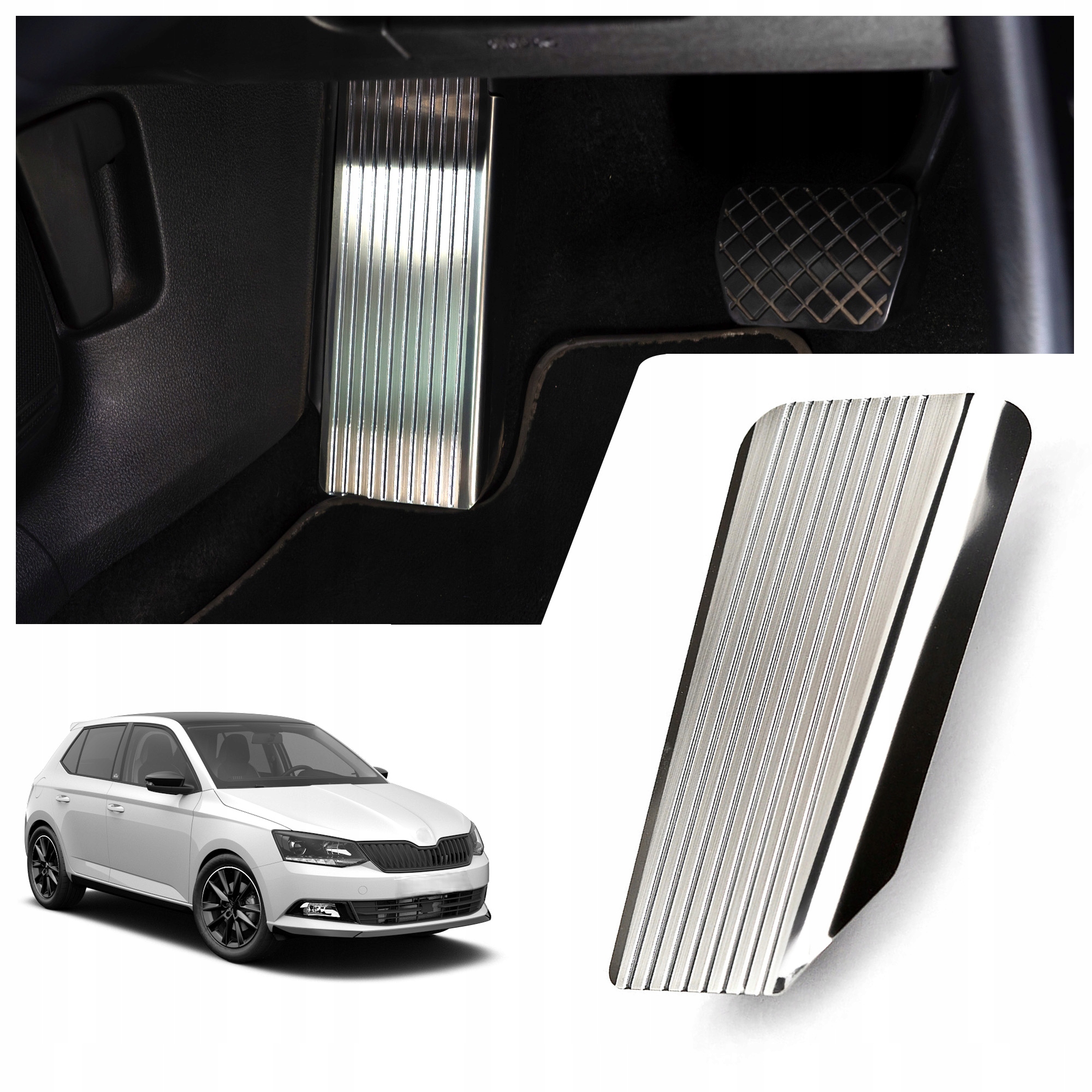 Podstupnice automobilová podnožka pro Škoda Fabia III Nj 2014-2021 Hatchback