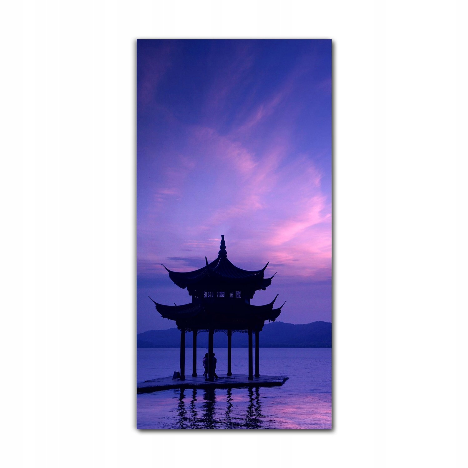 

Foto-obraz na szkle na ścianę 70x140 Jezioro góry