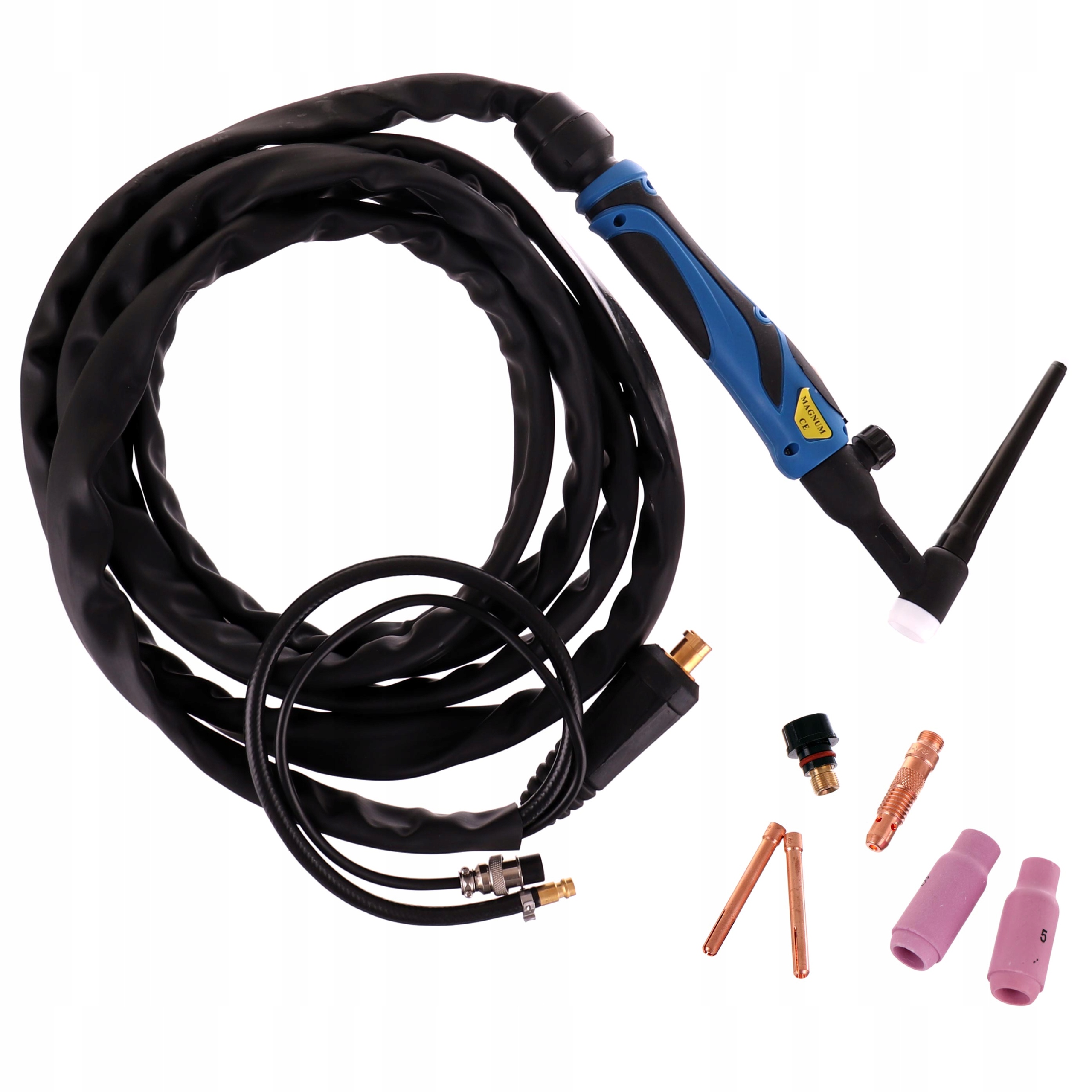 

Uchwyt Spawalniczy Magnum Tig SR26V/4M Gazowy ŁW50