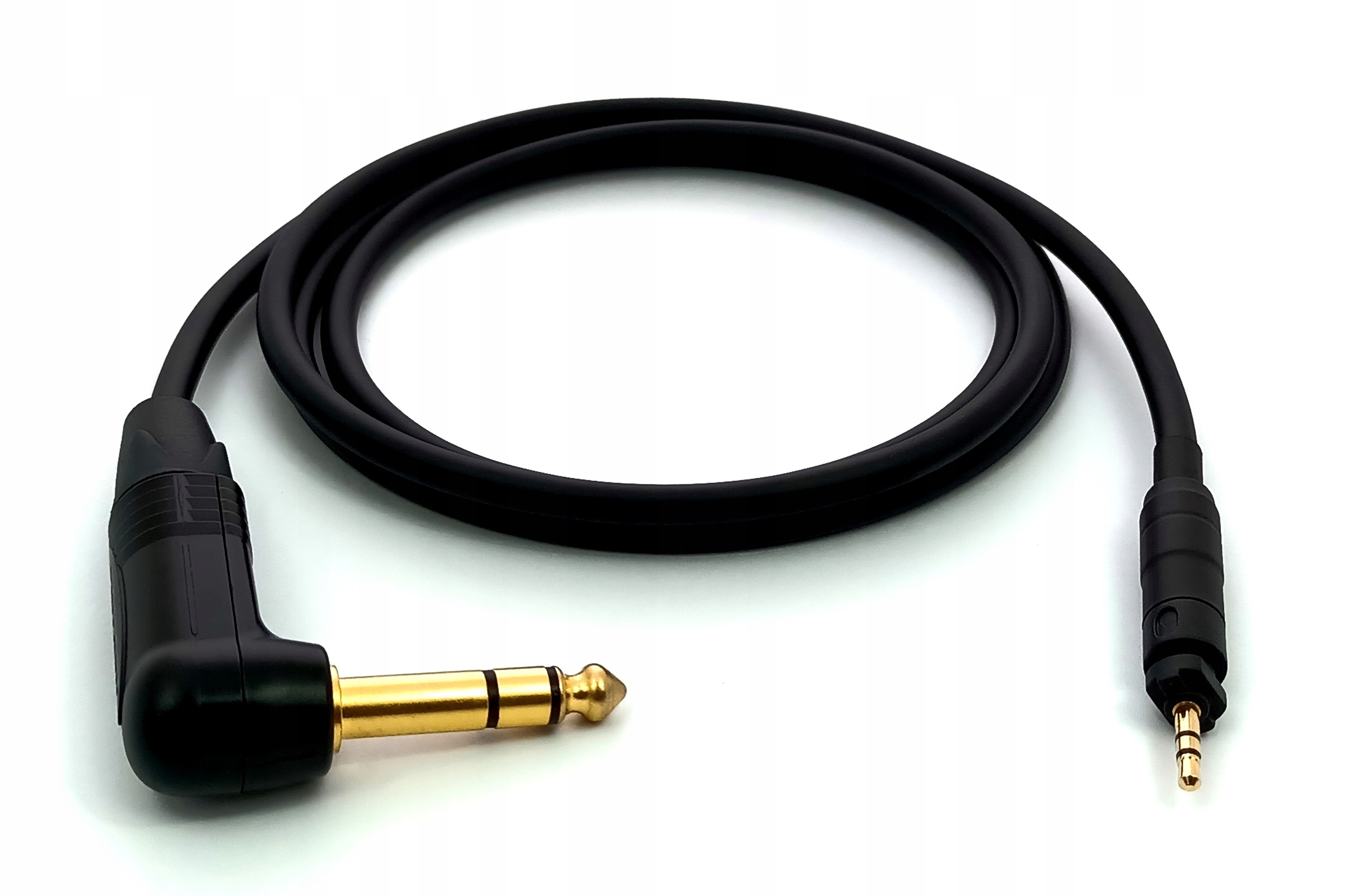 Kabel do słuchawek Shure ręcznie wykonany wtyk 6,3mm Mogami 2893