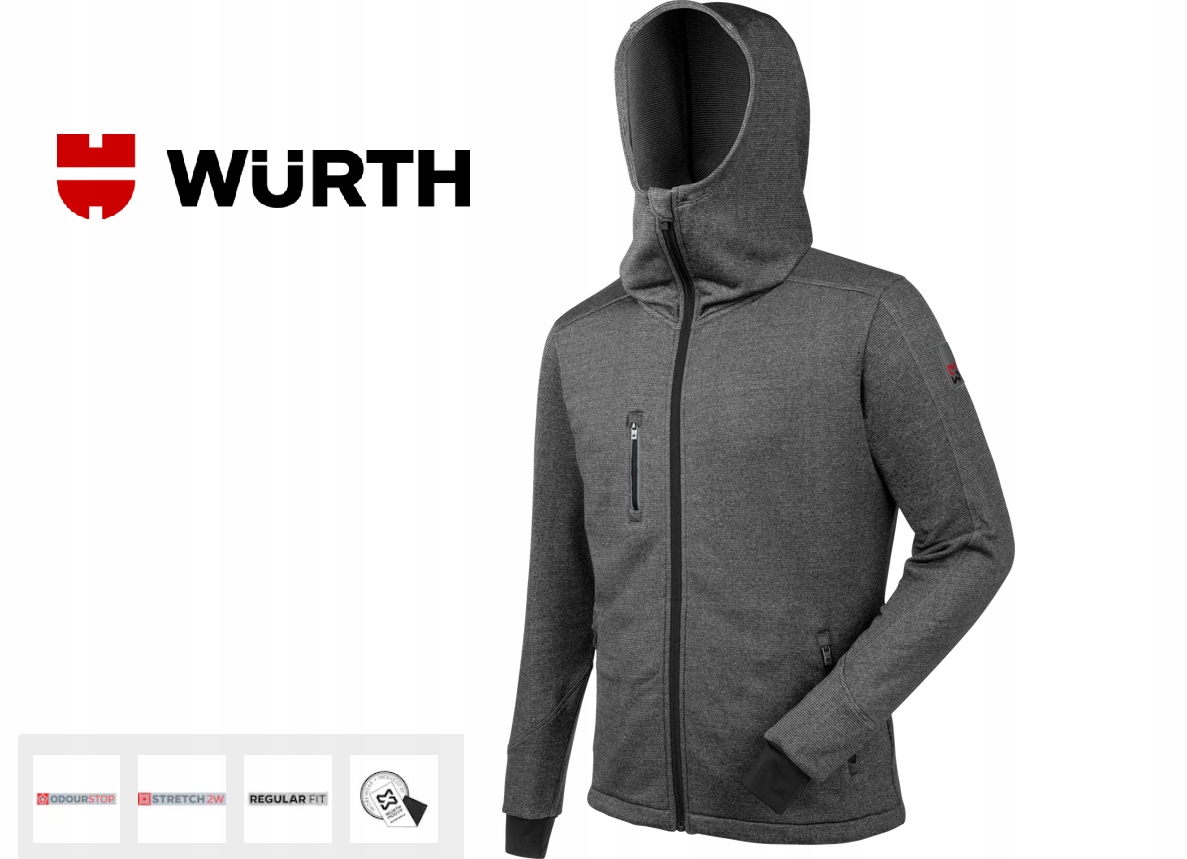 Bluza Wurth Modyf Aquarius Melange Szary R.xl
