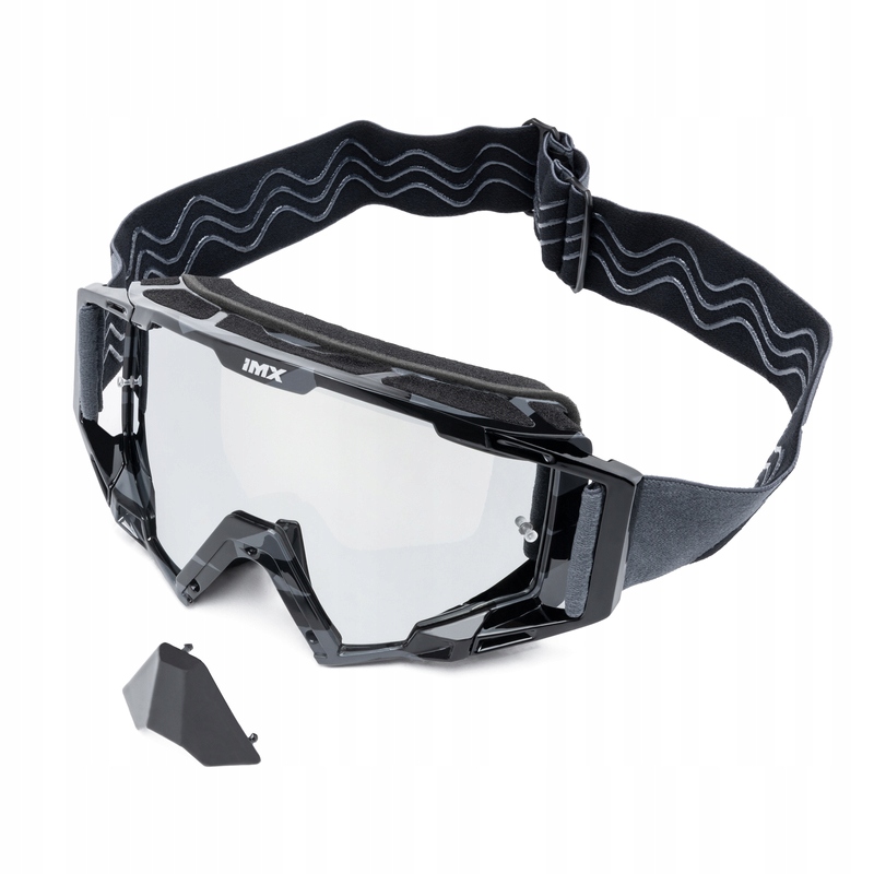 GOGLE IMX SAND GRAPHIC BLACK GLOSS/GREY - SZYBA SILVER IRIDIUM + CLEAR Producent IMX