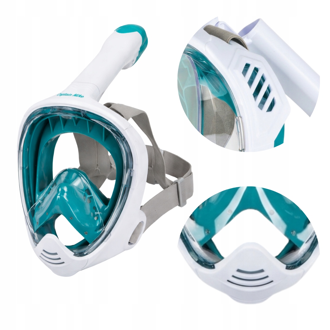 Potápěčské Brýle potápěčské brýle pro Šnorchlování Na Celou Tvář S Dýmkou L/XL