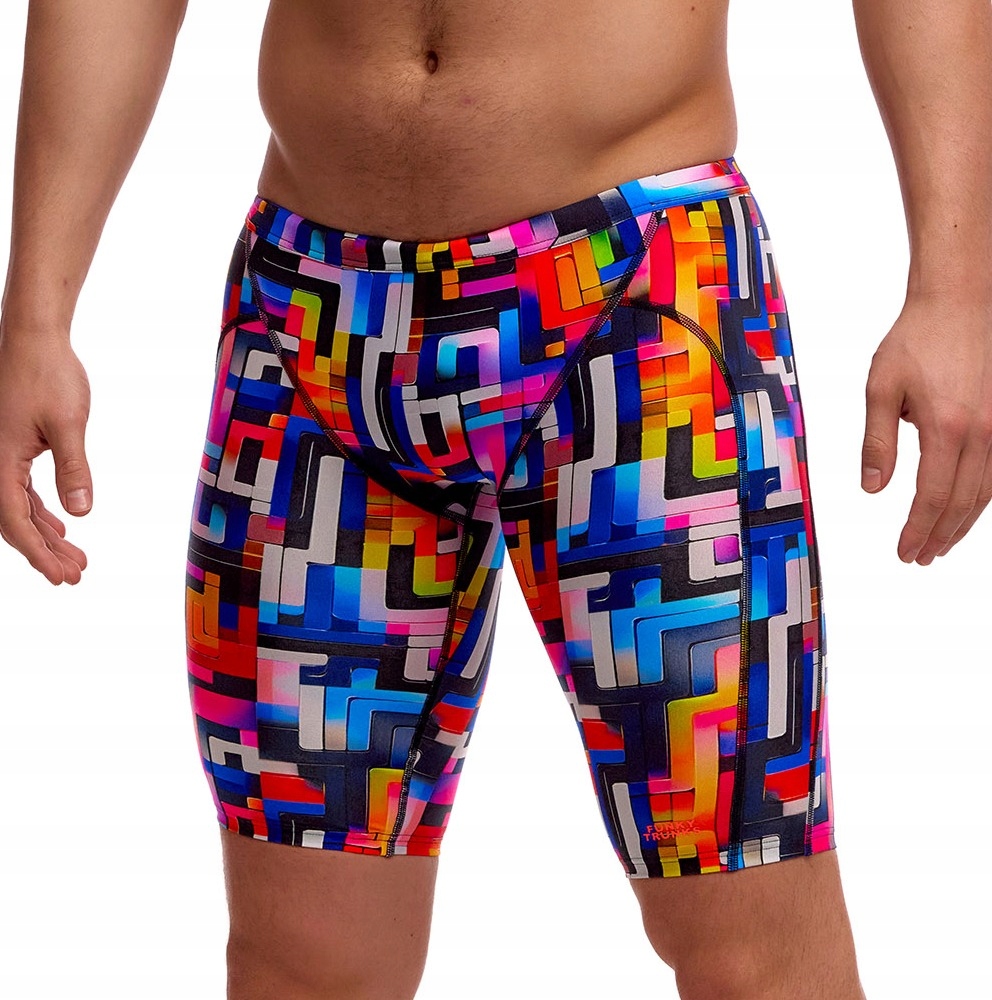 Spodenki do pływania Jammery Funky Trunks Putty Rules XL (UK38)