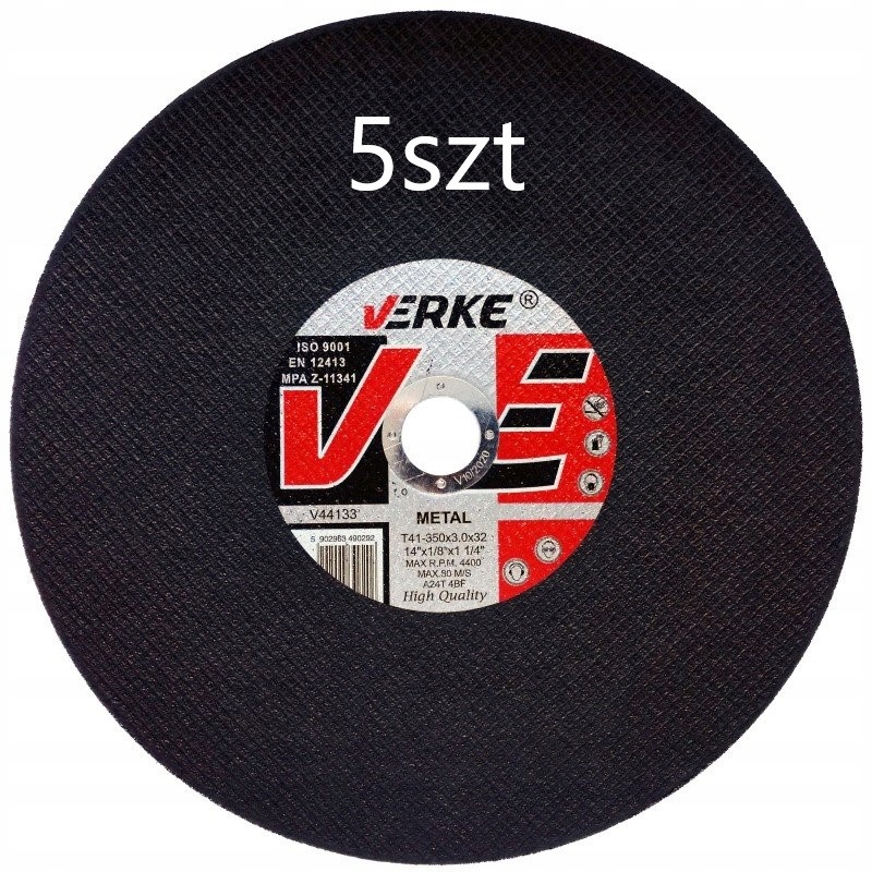 

Tarcza do cięcia metalu stali 350x3,0x32mm 5 szt.