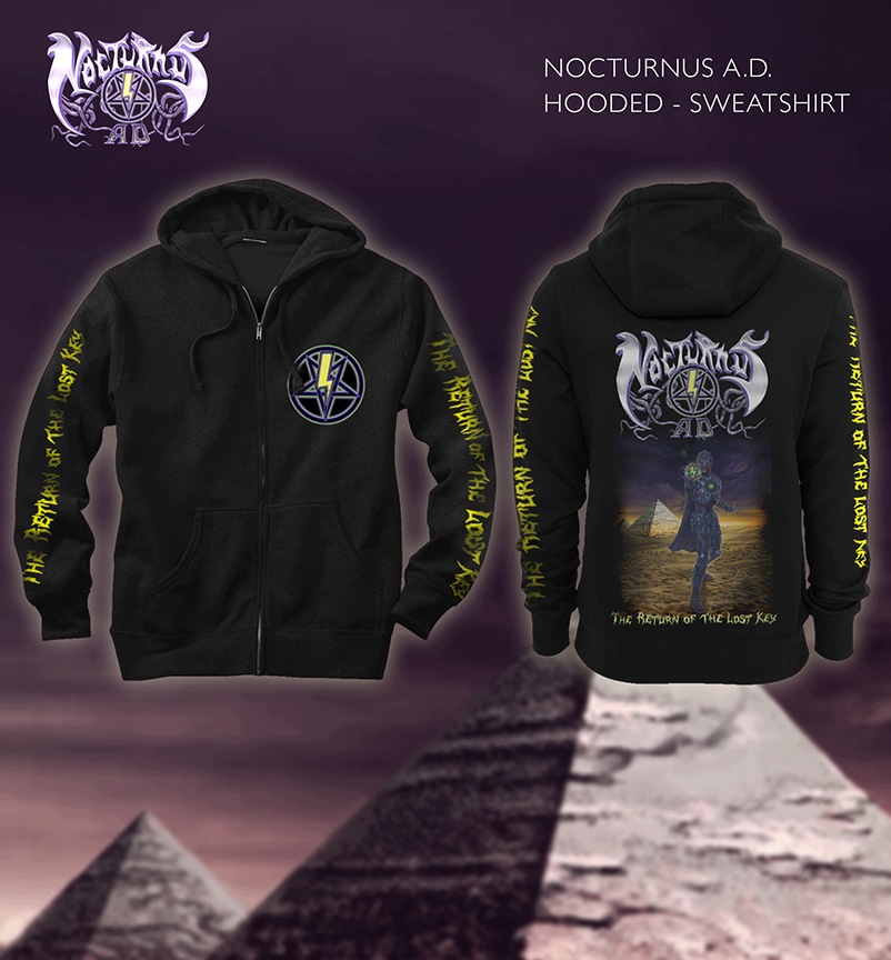 Nocturnus A.d. The Return of the Lost Key metal Bluza kaptur zamek XL