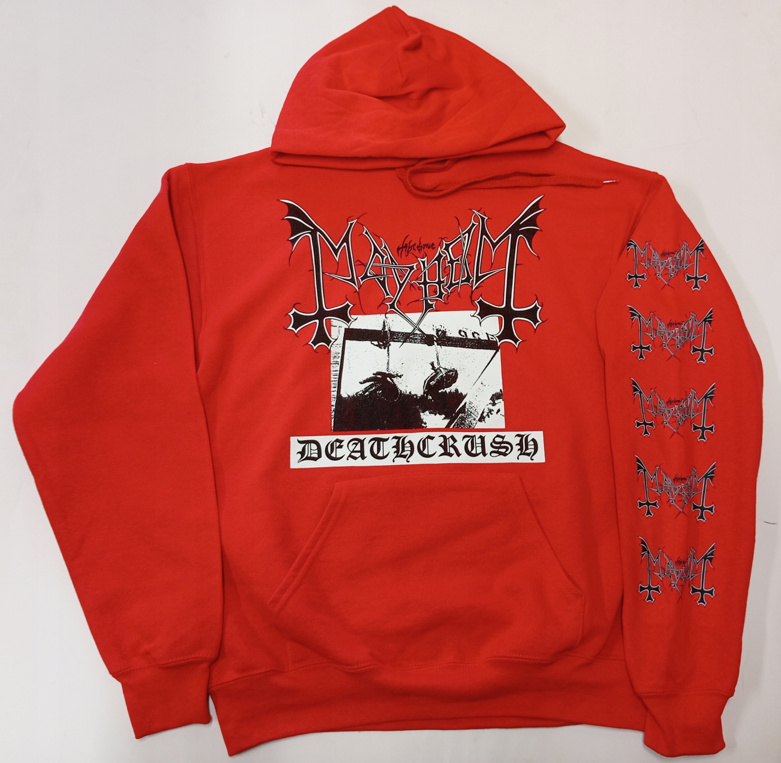 Mayhem Deathcrush Black Metal Mikina Kanguro s kapucí XXL