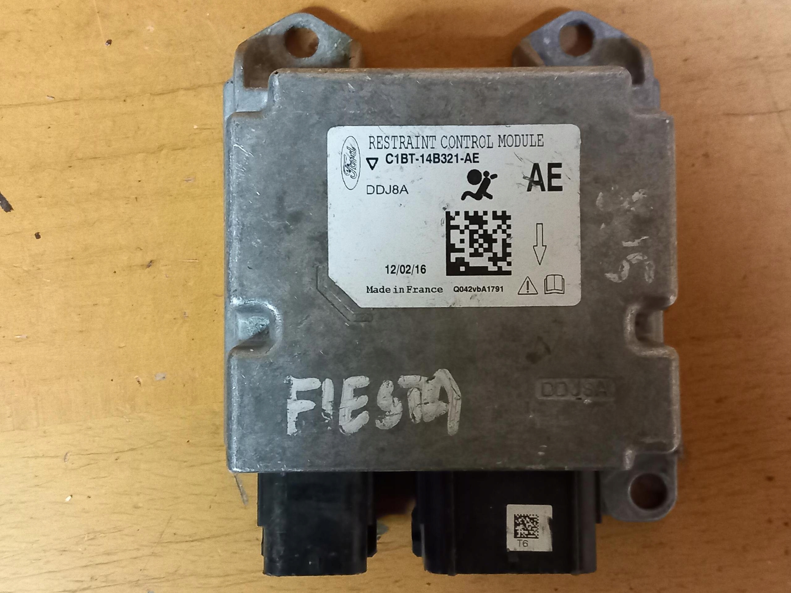 module control unit airbag FORD FIESTA MK7 C1BT-14B321-AE 08-17