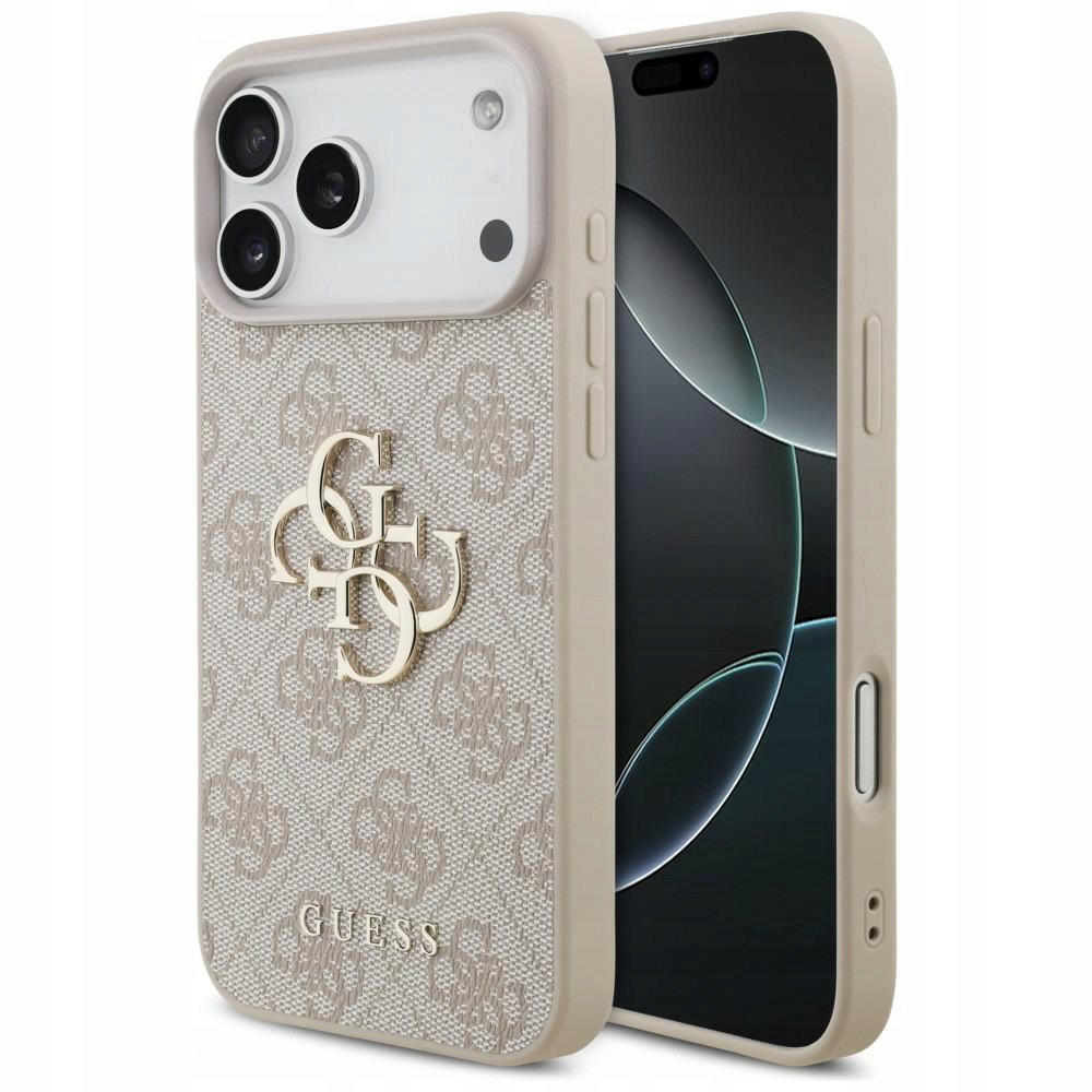 Pouzdro Guess 4G Big Logo pro iPhone 18 Pro Max 17 Pro Max růžové