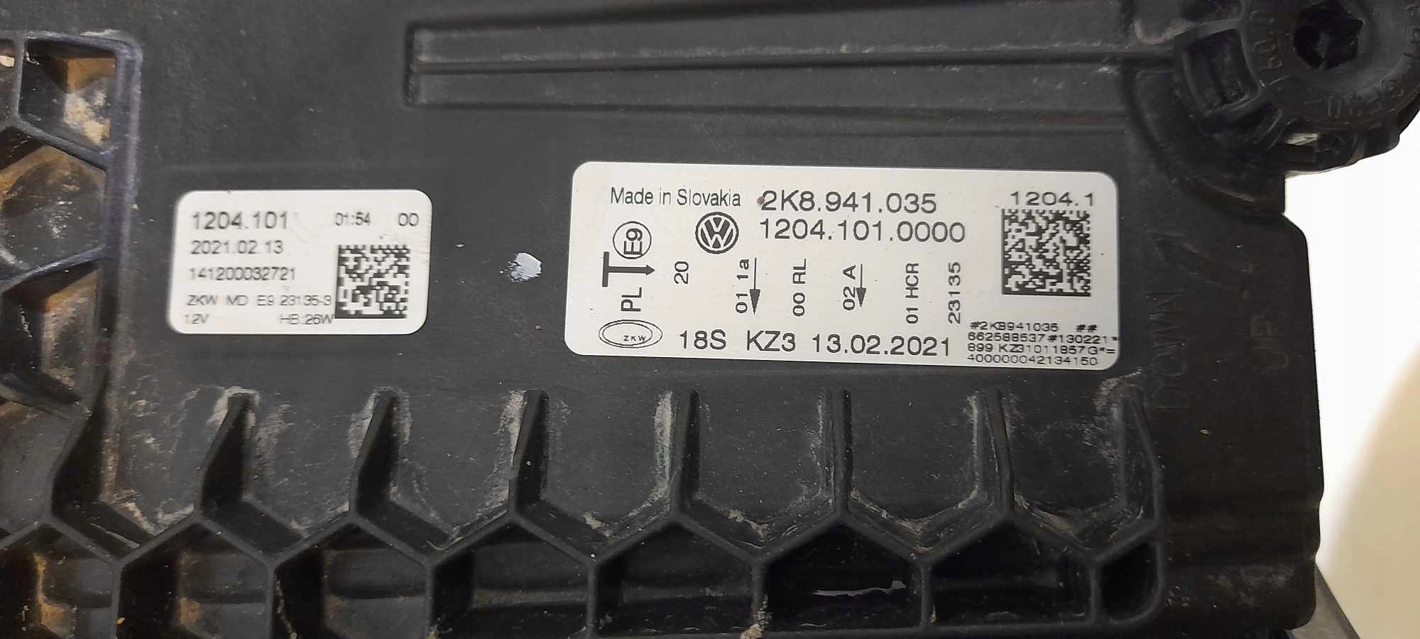 light left front VW CADDY IV 4 2K8941035