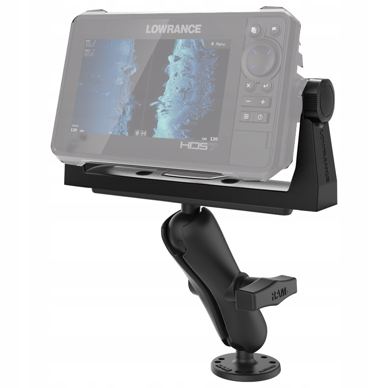 Ram Mount Držák pro lodě Echosondy Sondy Lowrance s kuličkou velikosti B 1"
