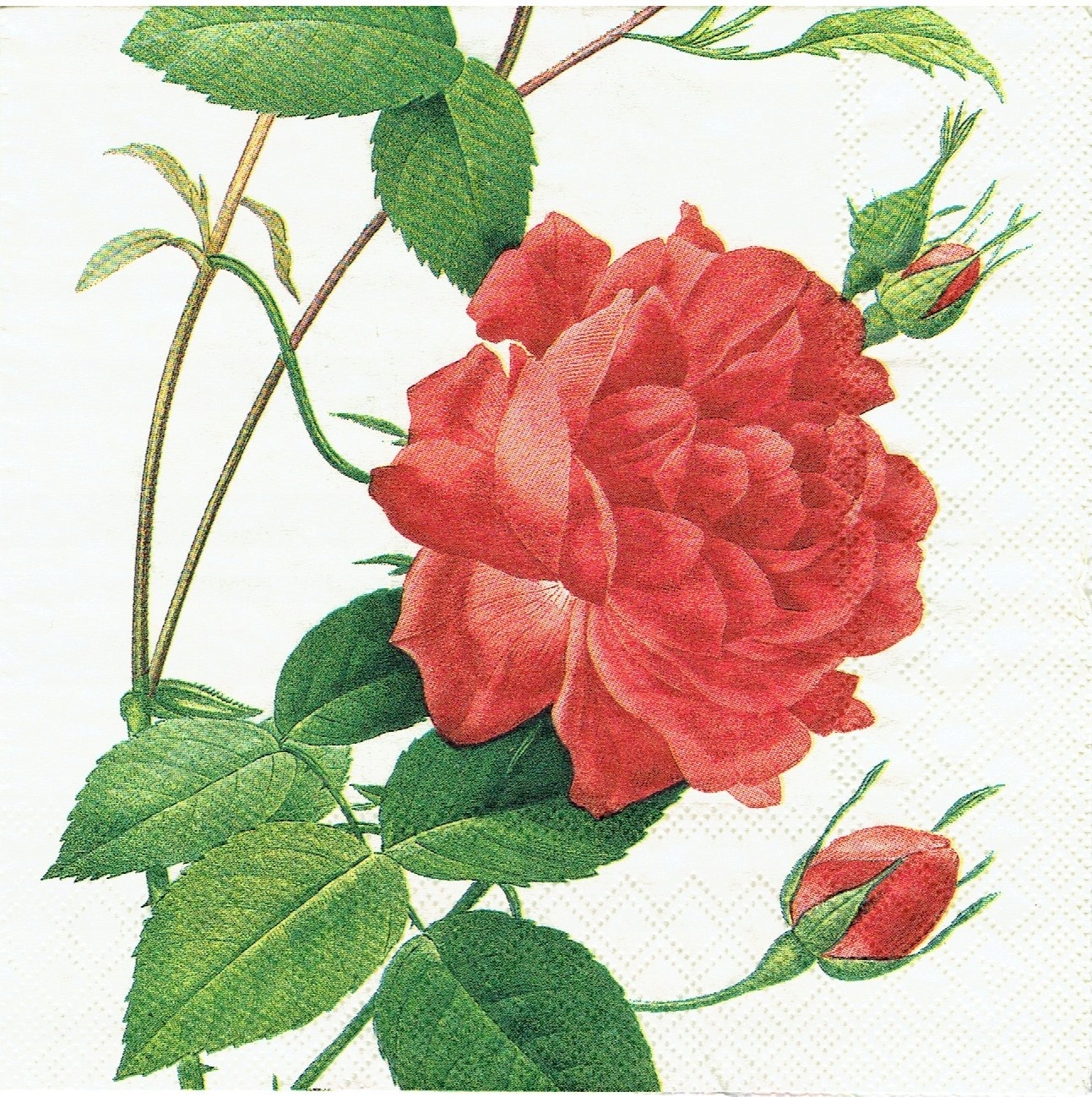 Serwetka decoupage 29T Kwiaty róże róża 1szt