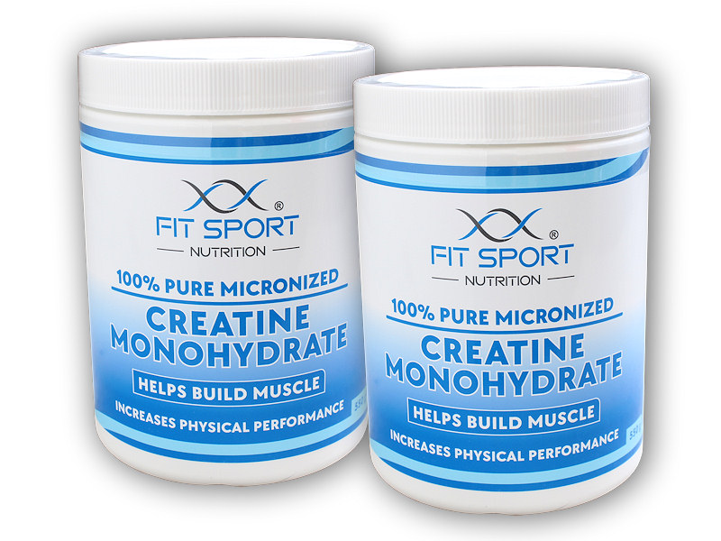 2x 100% Pure Micronized Creatine Monohydrate 550g