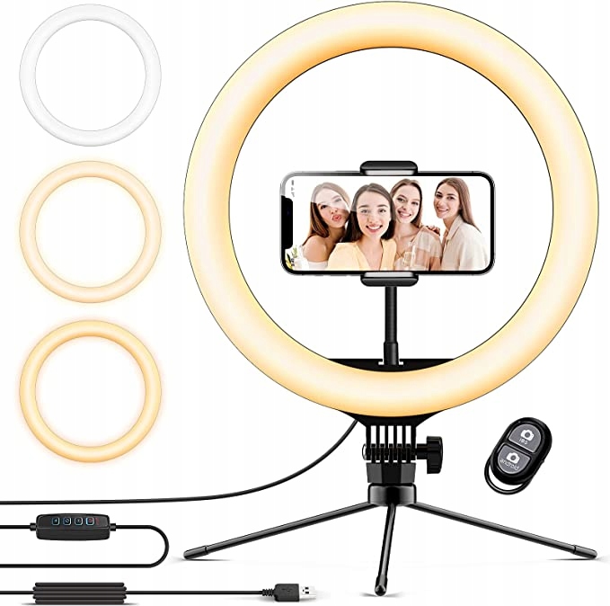 Lampa pierścieniowa LED RING 12,8 Selfie Makijaż