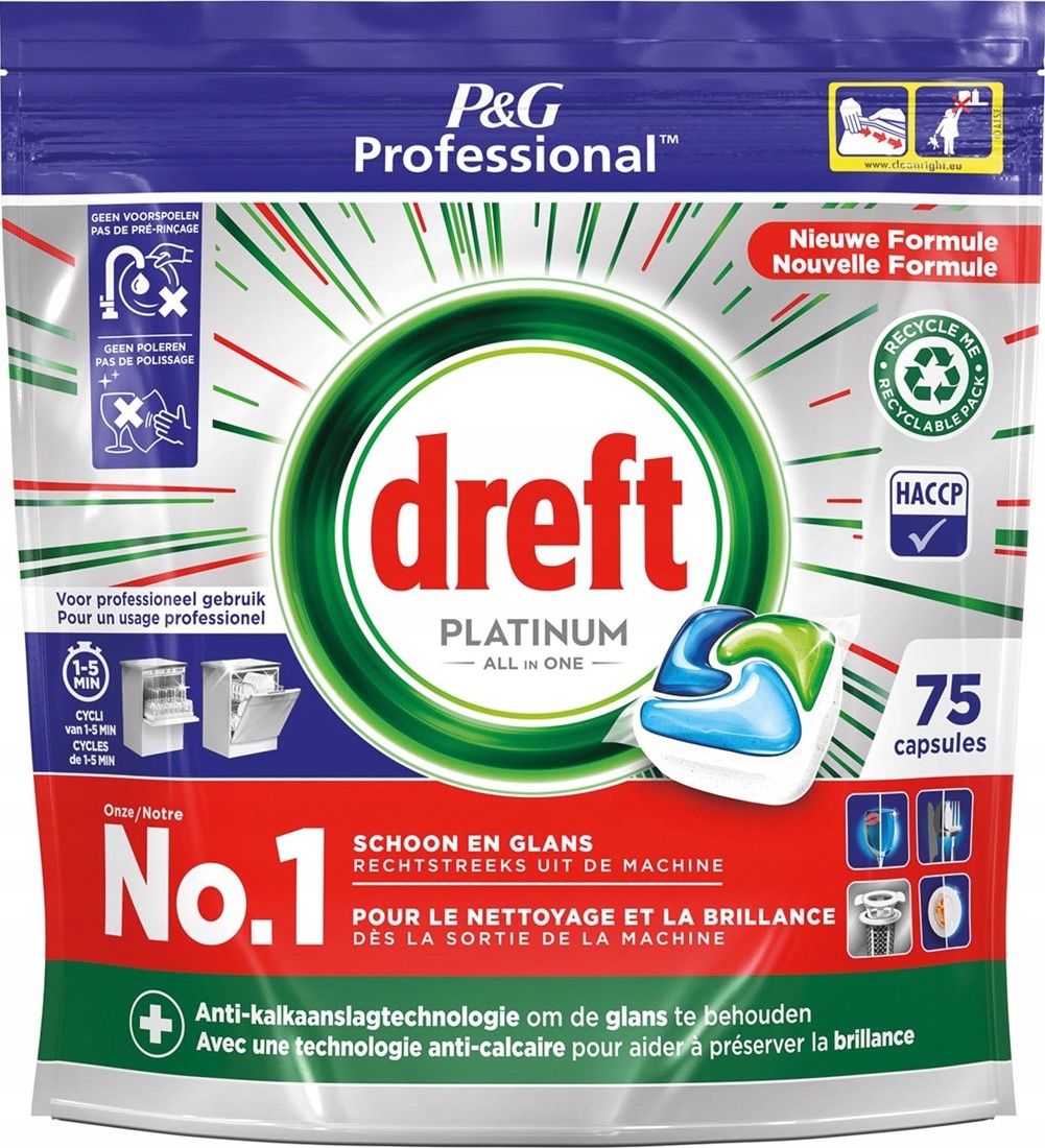 Dreft tabletki Platinum 75szt. Regular *