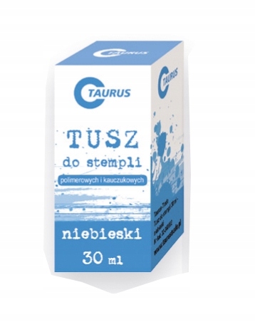 Tusz do stempli pieczątek stempelkó 30ml niebieski