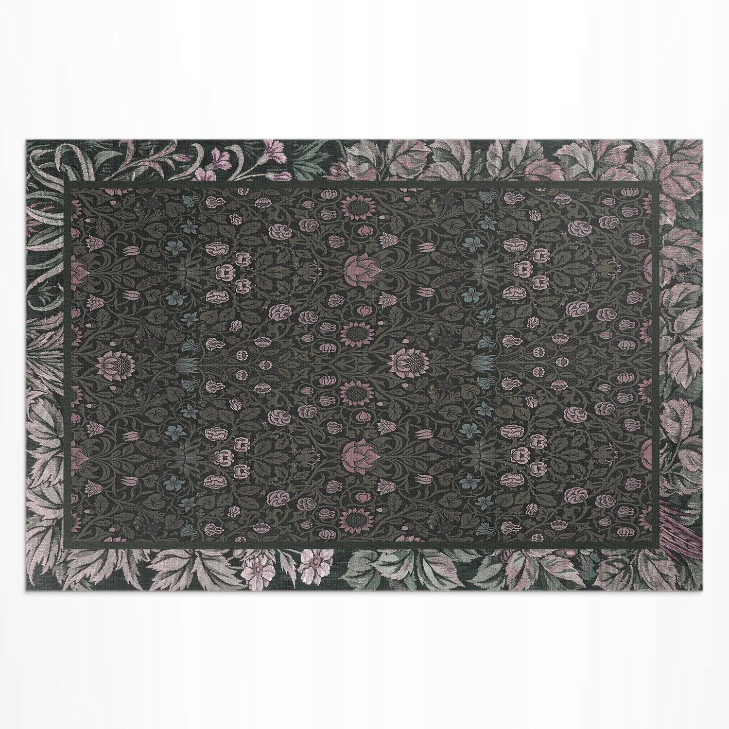Terasový vinylový koberec Outdoor Kvetinový ornament William Morris 80x120 cm