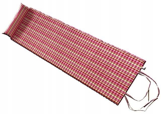 

Leżak plażowy z zagłówkiem - czerwone