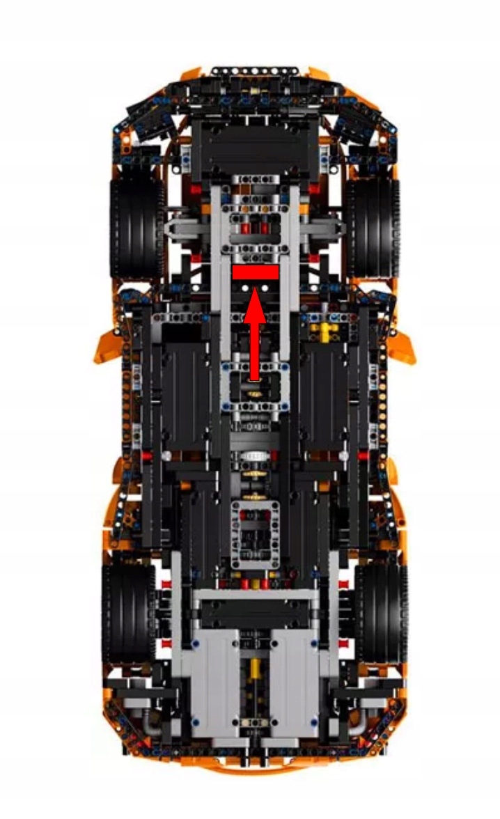 SOLIDNY Uchwyt wieszak na ścianę na LEGO SUPERCAR Porsche 911 GT3 RS 42056 Stan opakowania oryginalne