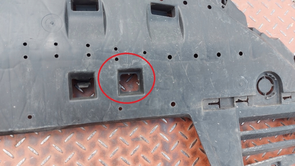 ABSORBER cover below bumper TOYOTA PROACE CITY OPEL COMBO E 18