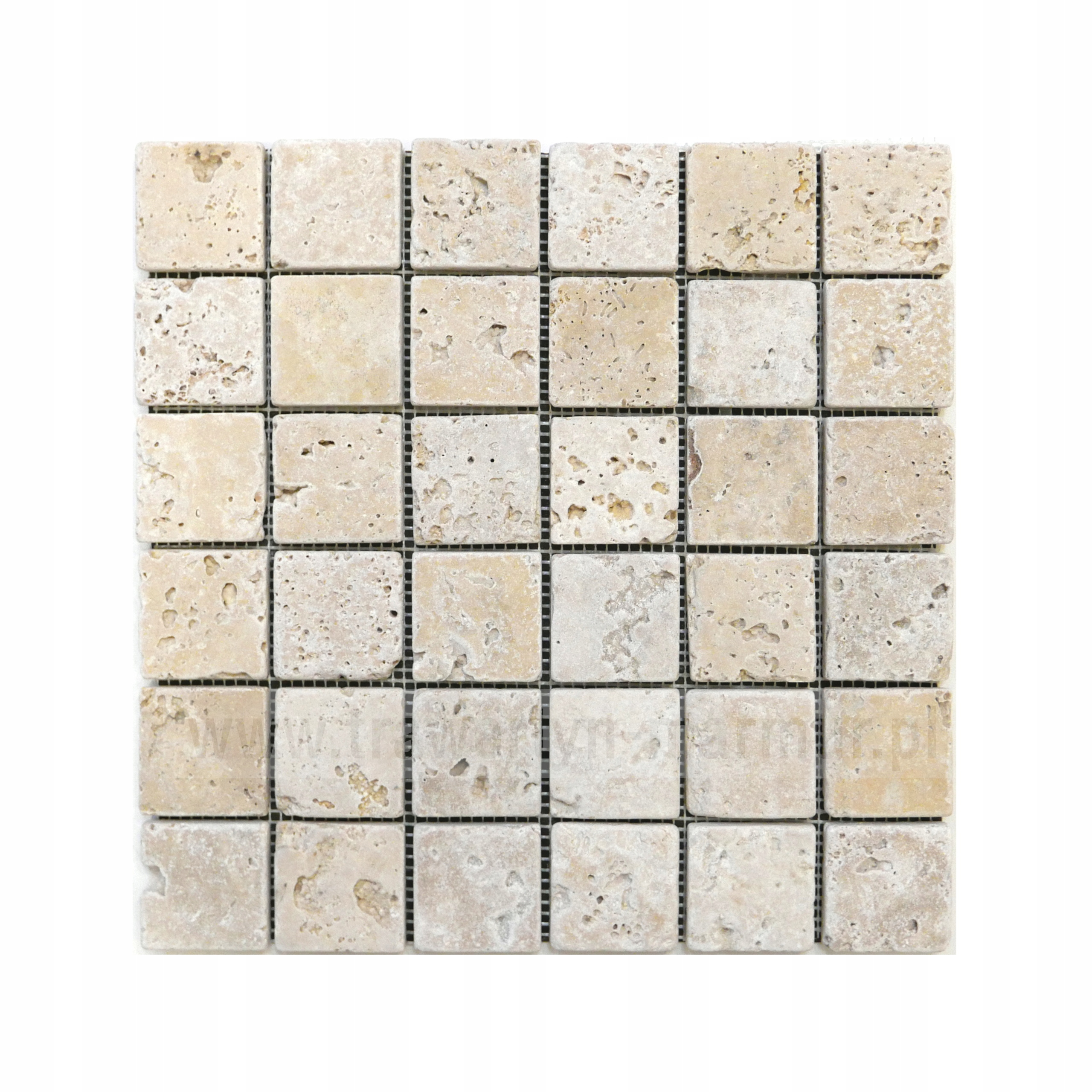 

Mozaika Kamienna Trawertyn 5X5 Ivory Tumbled