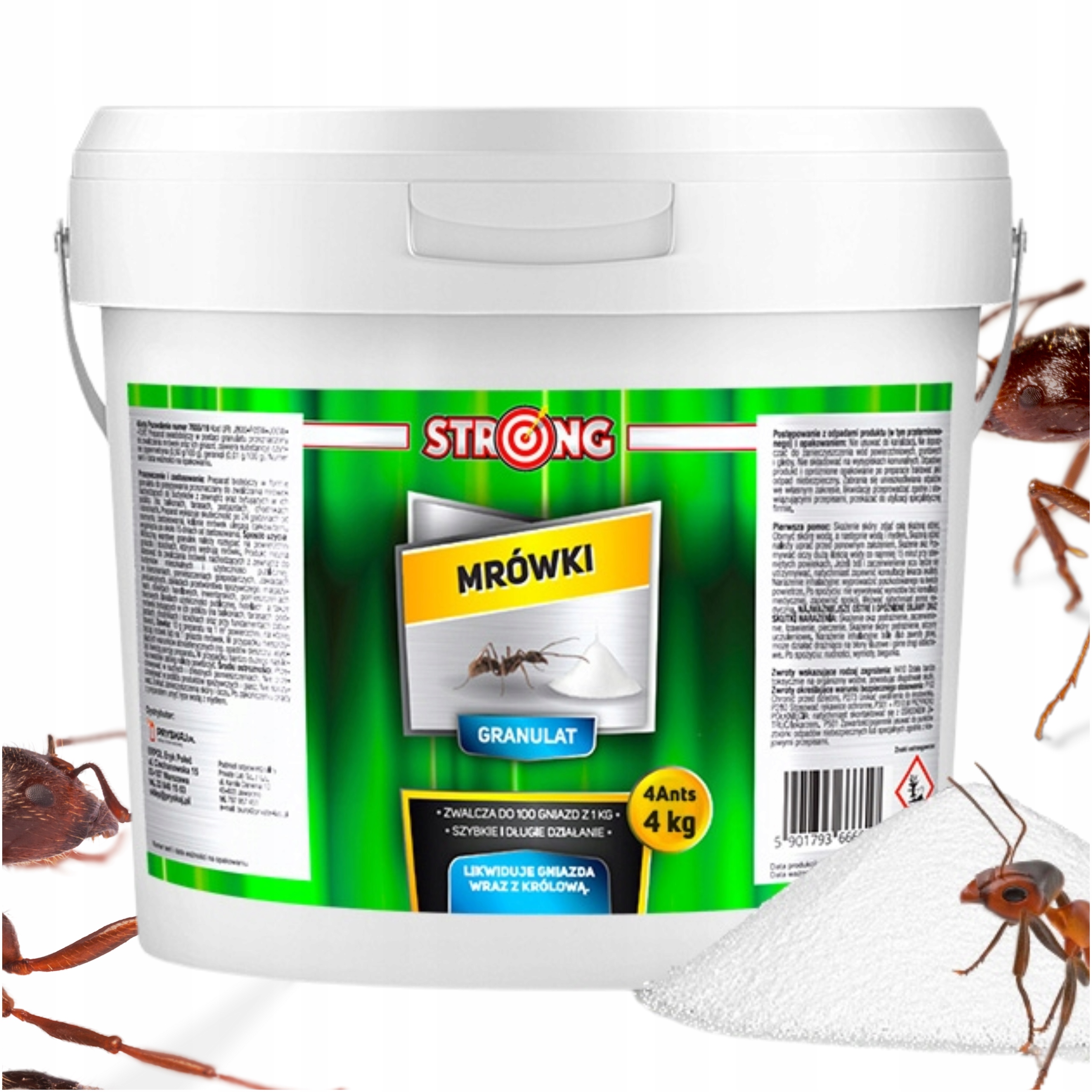 Proszek Preparat Trutka Środek Przeciwko Mrówkom Strong 4 kg