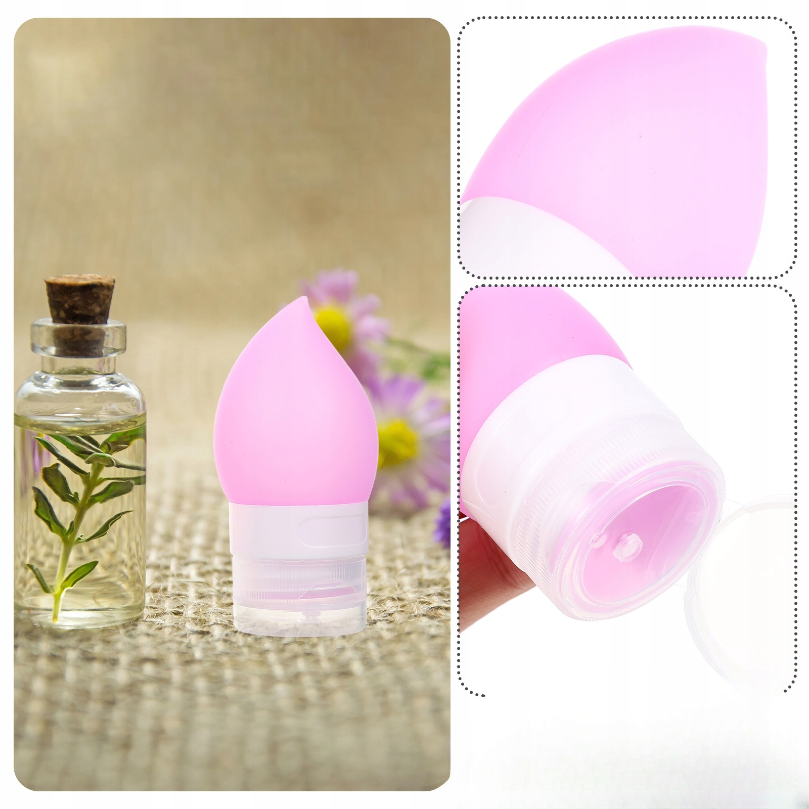 BUTELKI PODRÓŻNE BALSAM DO MYCIA CIAŁA Marka bez marki