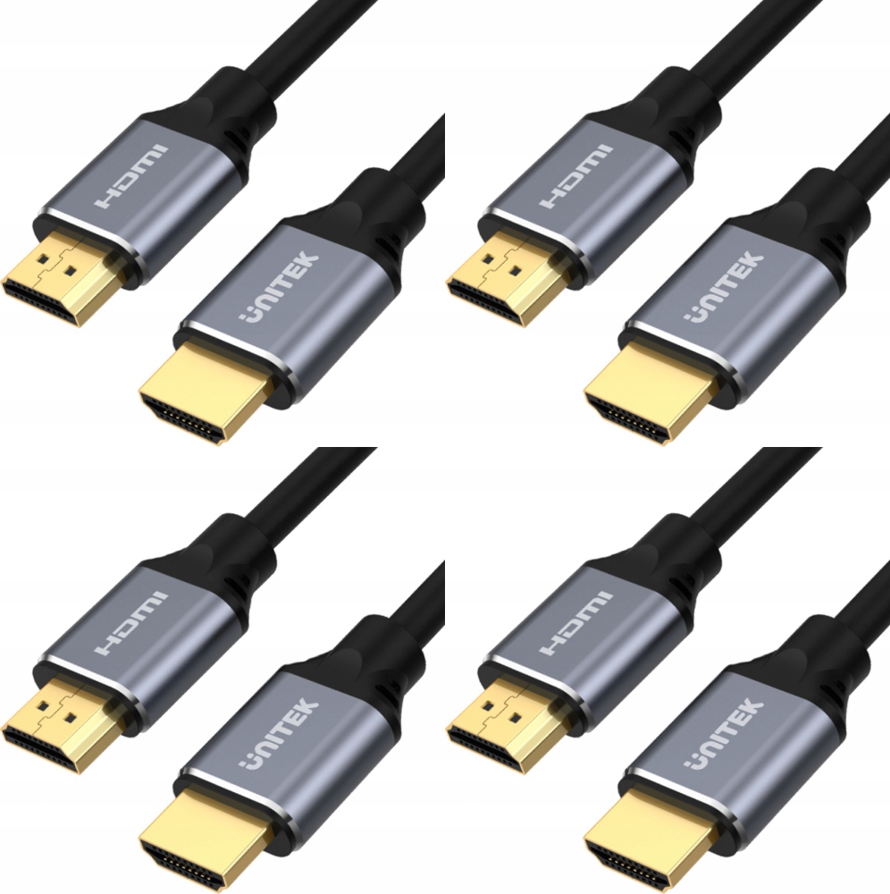 Kabel przewód Unitek C138W HDMI - HDMI 2m czarny x4