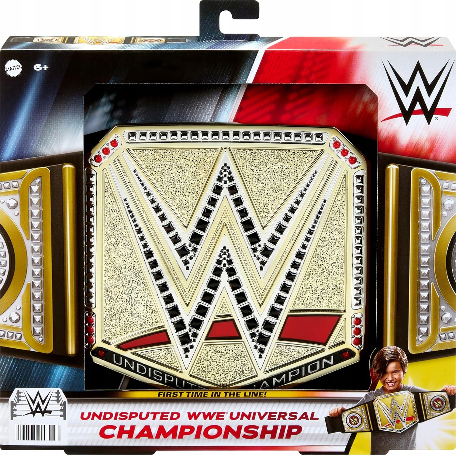 Mattel Pas mistrzowski Undisputed Wwe Universal Championship HYJ35 6+