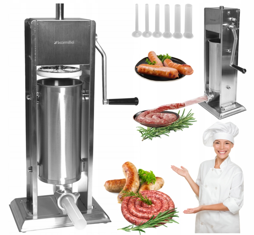 Nádivka Na Klobásy 5,0 Kg Strojek Na Klobásy Vertikální Kamille