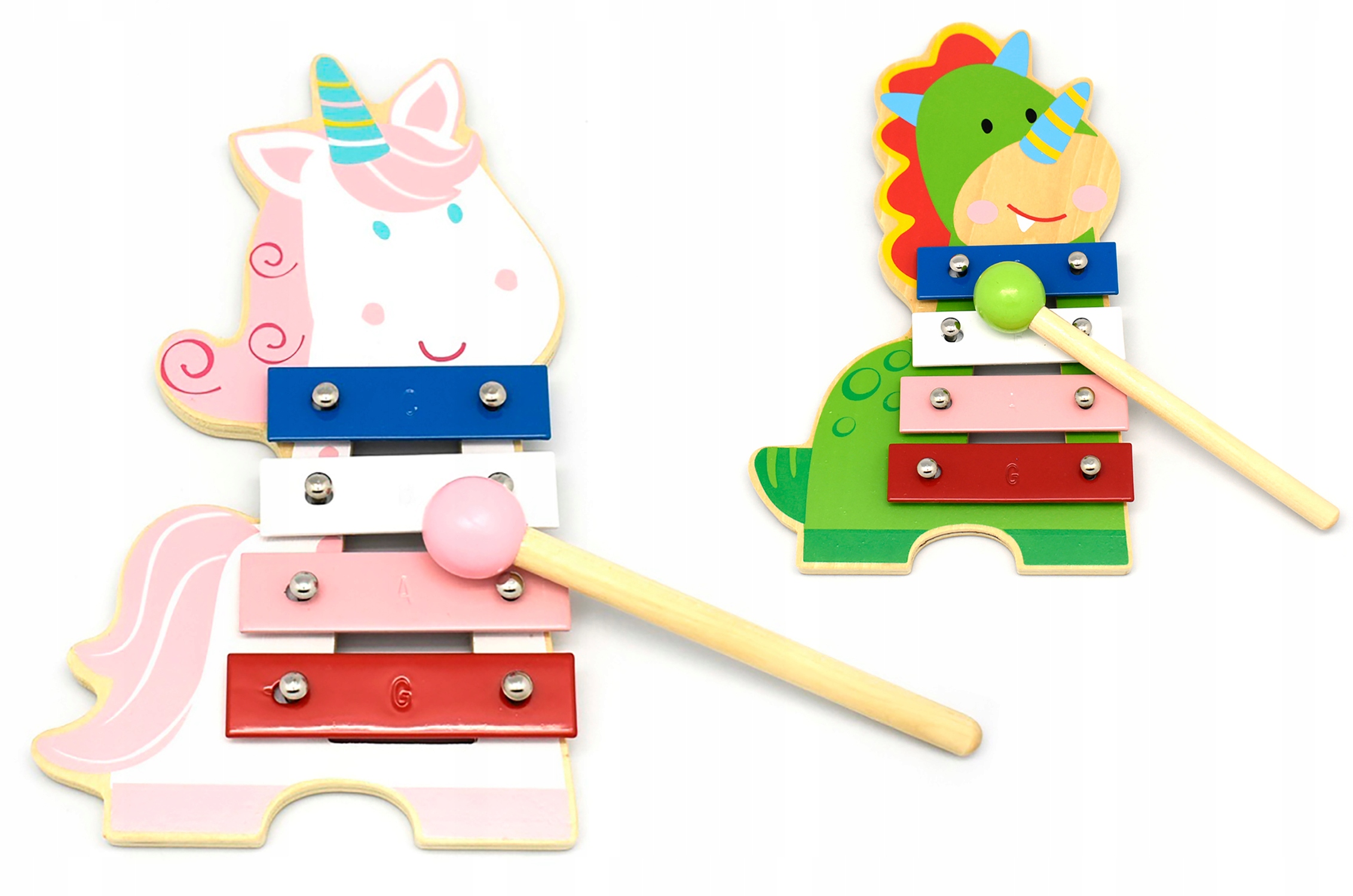 DREWNIANE CYMBAŁKI MONTESSORI JEDNOROŻEC