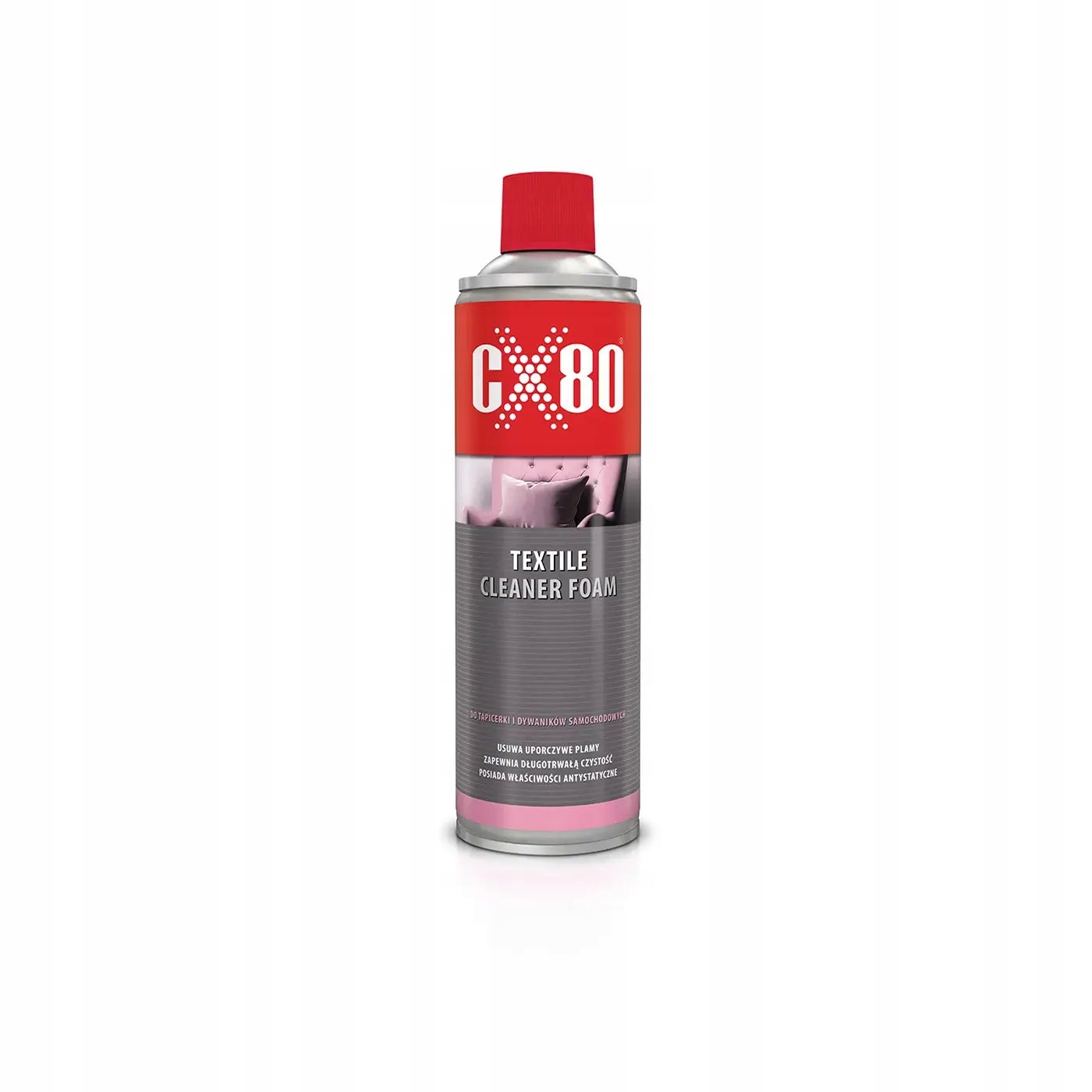 CX80 Textile Foam 500ml spray pianka do prania na sucho tapicerki