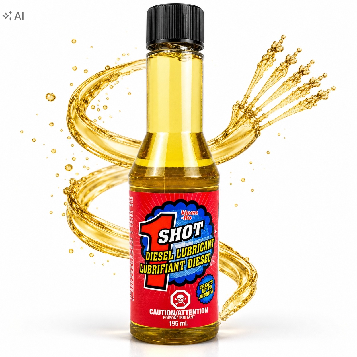 Kleen-Flo 1 Shot Diesel Lubricant 195 ml dodatek smarujący do Diesla