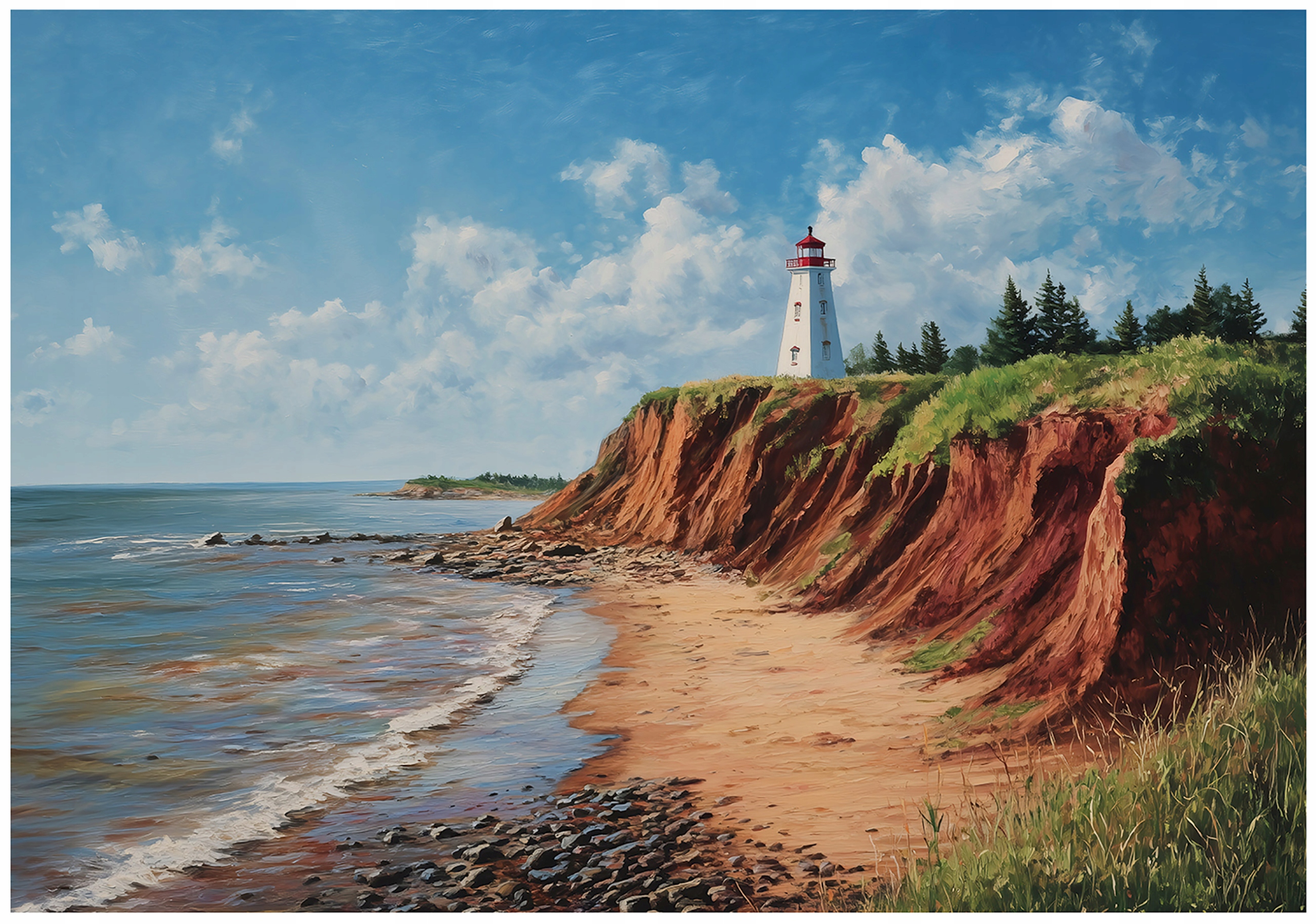 Fototapeta Bílý Oceán Lucerna Tapeta Do Předsíně Obývacího Pokoje Kanceláře 200x140