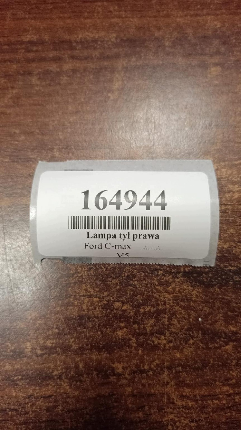 FORD C-MAX LIFT light right rear part 2SK009504