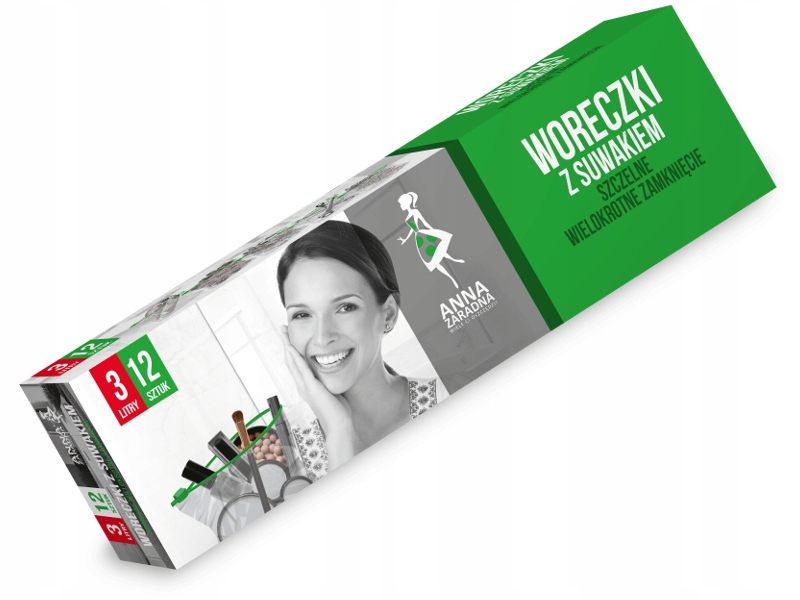 

Az Woreczki Z Suwakiem Wielorazowe Box 3,0L 12 Szt