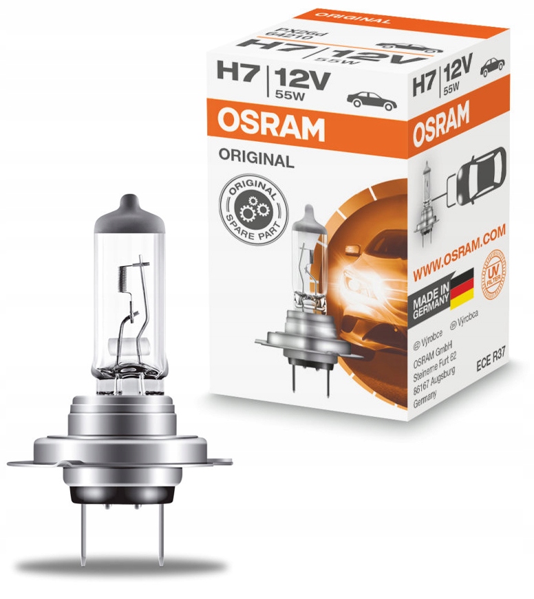 H7 OSRAM ORIGINAL 12V55W ŻARÓWKA SAMOCHODOWA