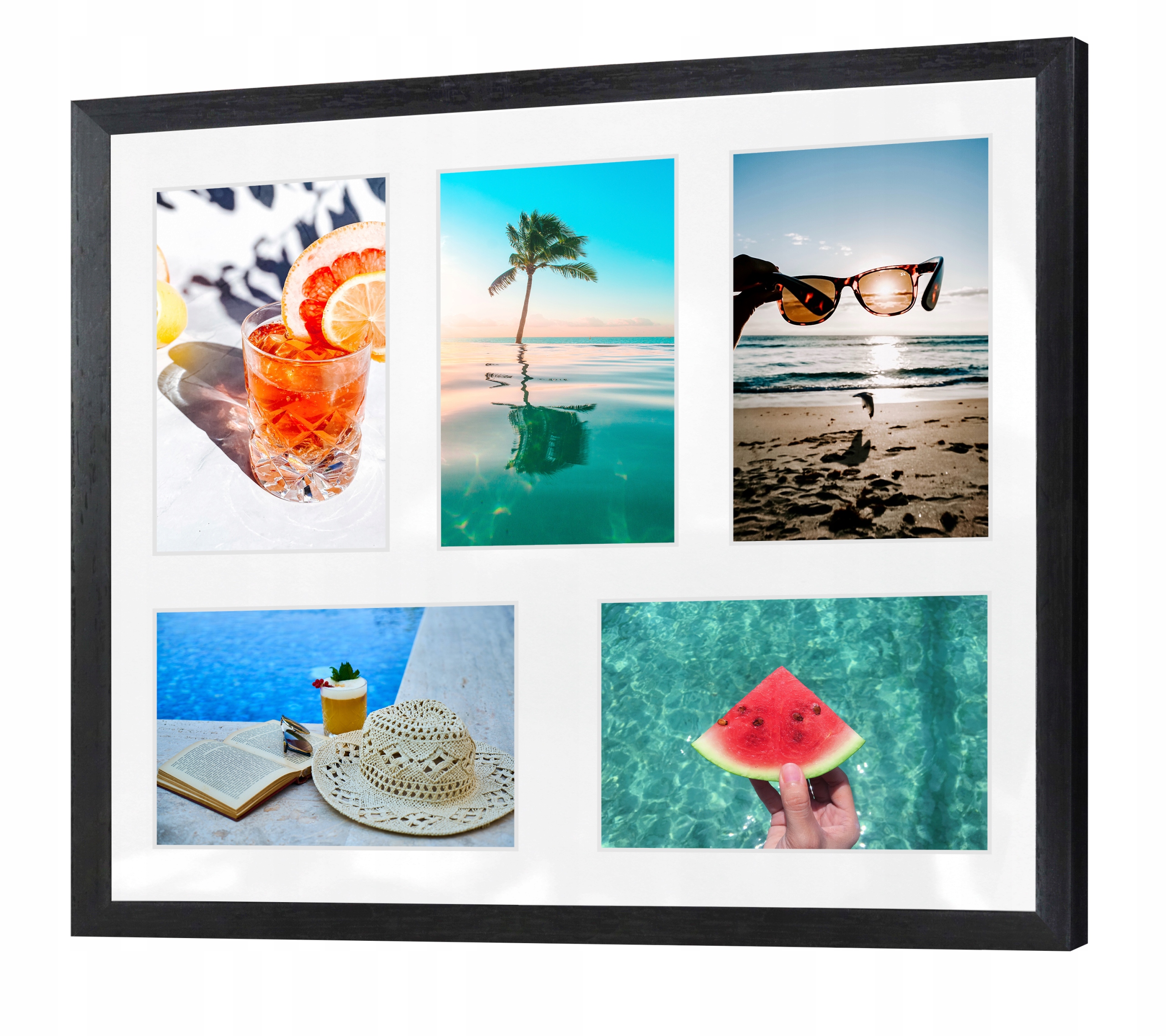 

Ramka na wiele zdjęć czarny szczotk 13x18 512