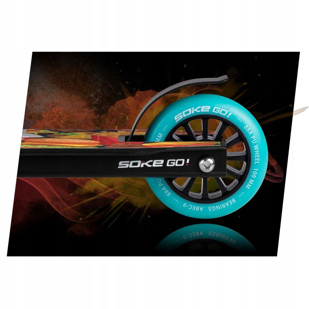 Hulajnoga wyczynowa SOKE GO! pomarańczowa Marka Soke